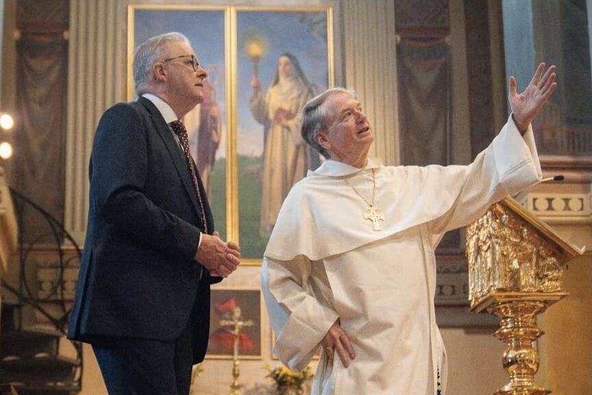 PM with leaders in Rome for Pope Leo’s inauguration
